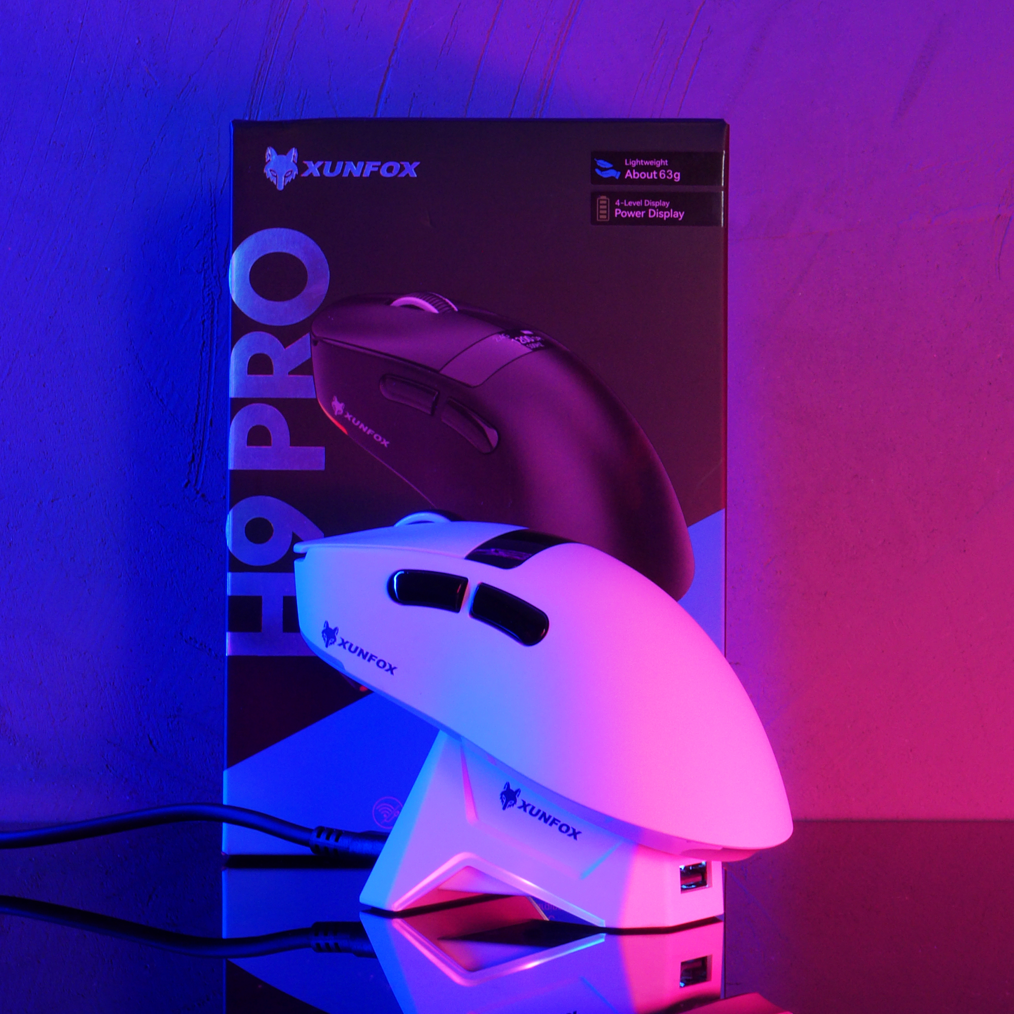 Мышь Silver Fox H9PRO White