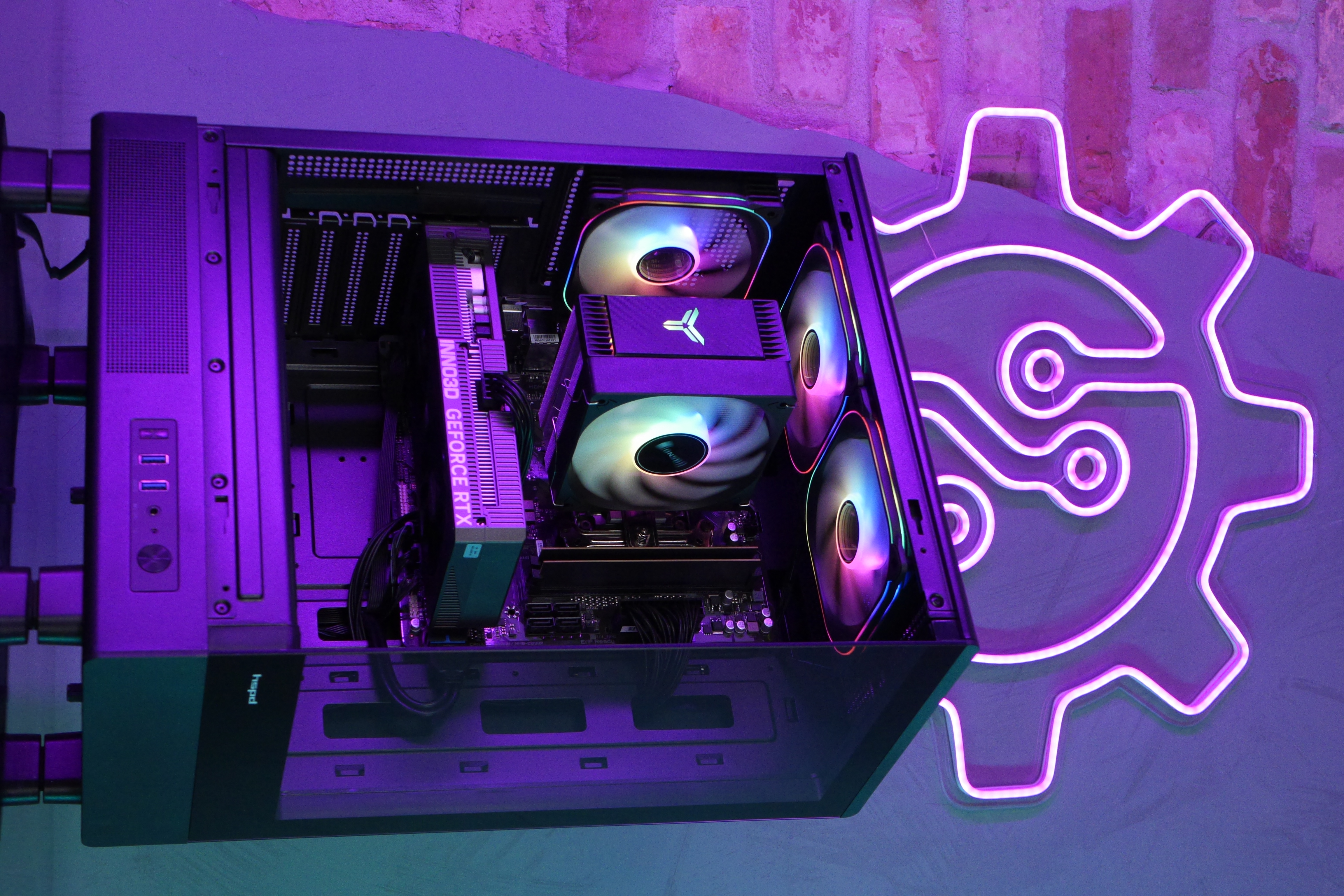 Игровой ПК Ryzen 5 5500 + GTX 1660 Super 6Gb