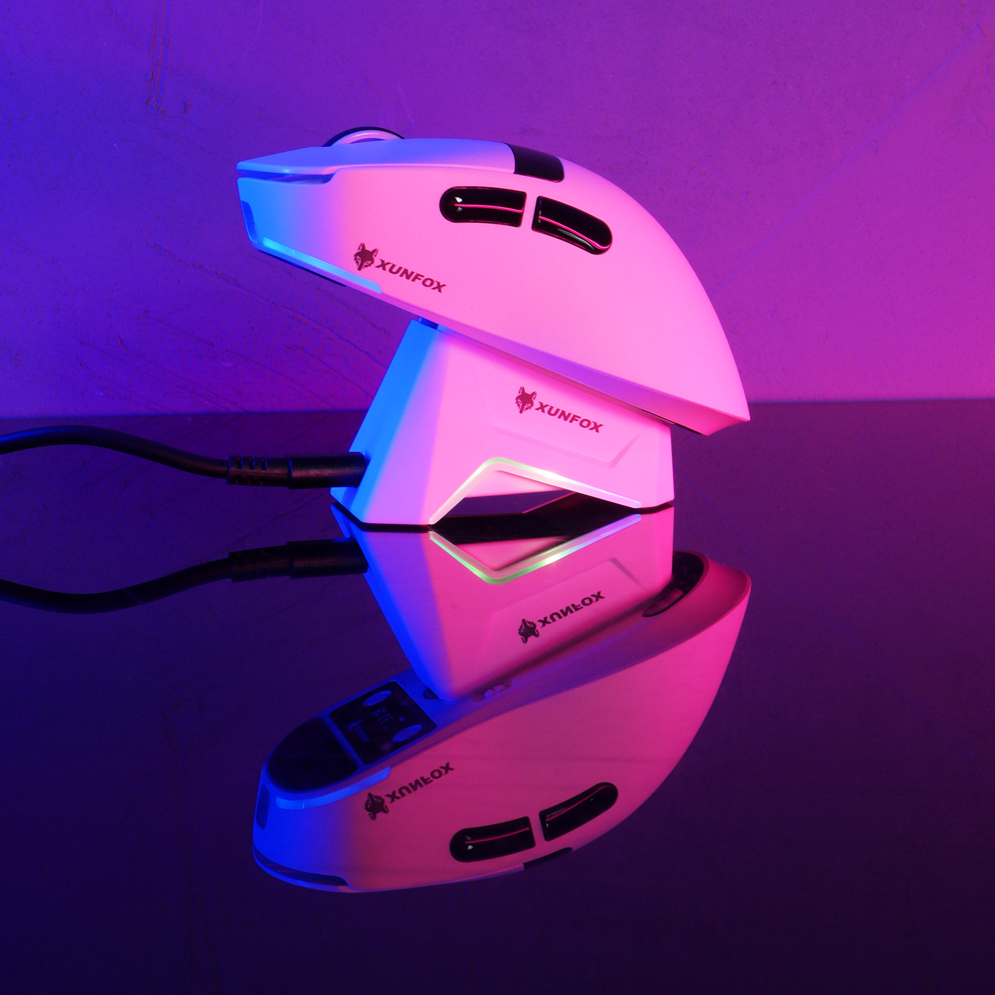 Мышь Silver Fox H9PRO White
